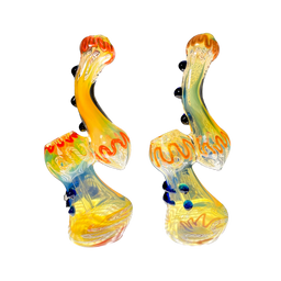 SkyGlass - 7" Color Swirls Bubbler