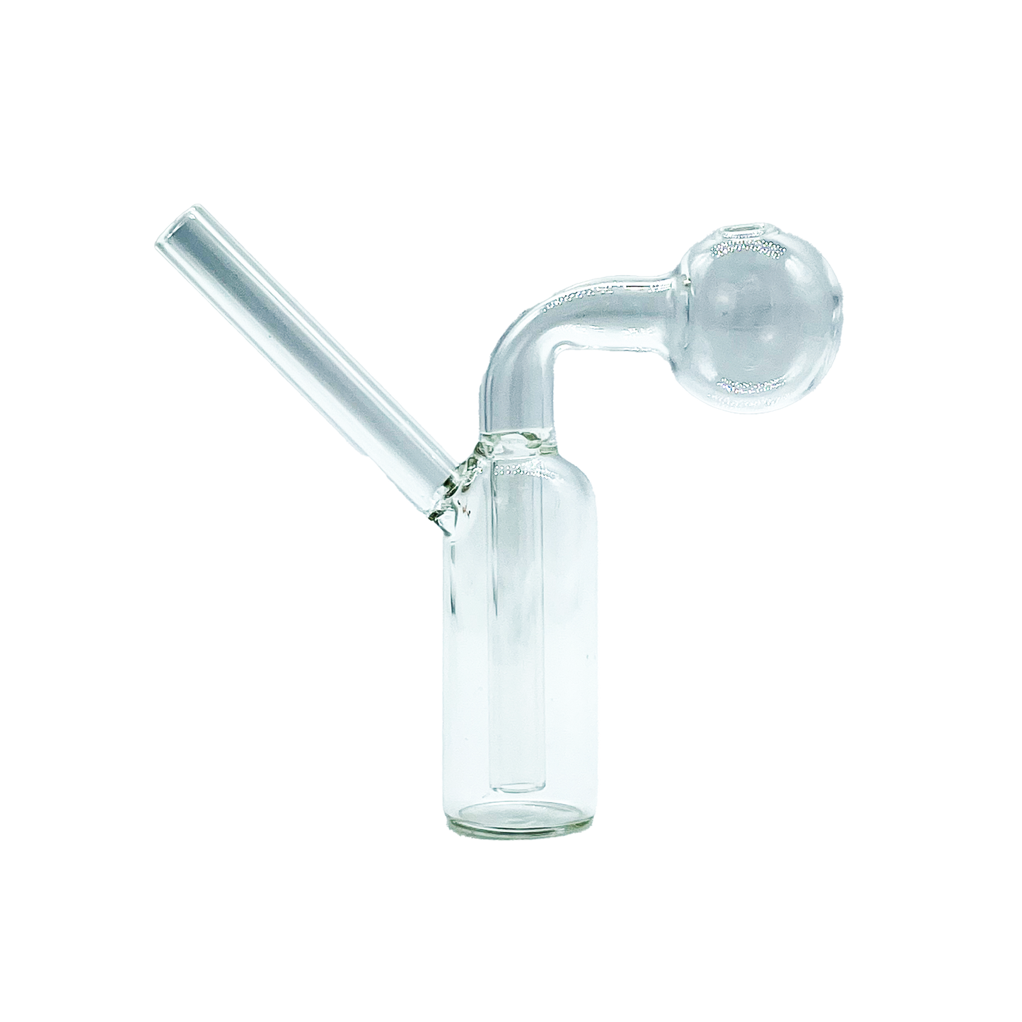 SkyGlass - Clear Welded Stand Up Oil Burner Water Pipe