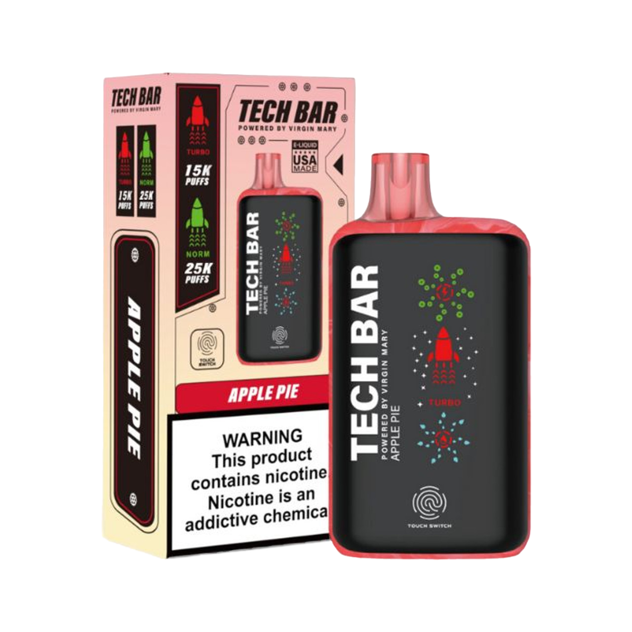 Tech Bar - 25000 Puff 5pk Display