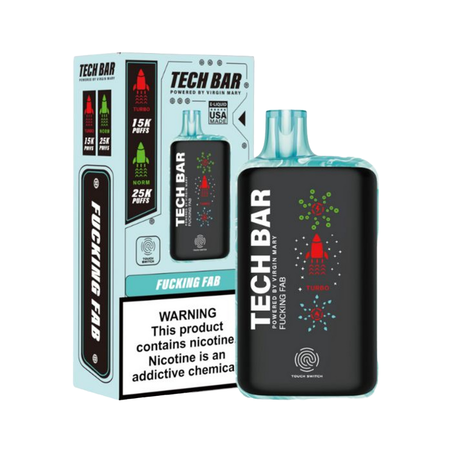 Tech Bar - 25000 Puff 5pk Display