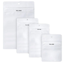 Loud Lock Mylar Zip-Lock Bag 100pk - 1oz (WHITE)