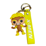 SkyGlass - Super Hero Silicon Character Keychain Asst.