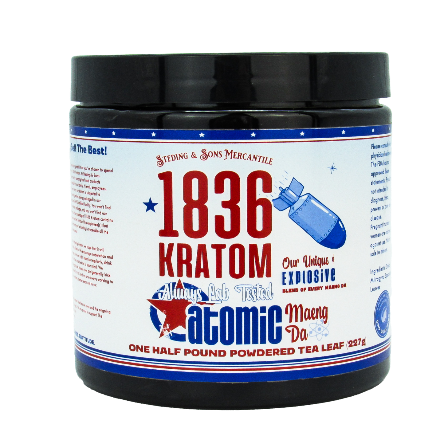 1836 Kratom Powder - Atomic Maeng Da