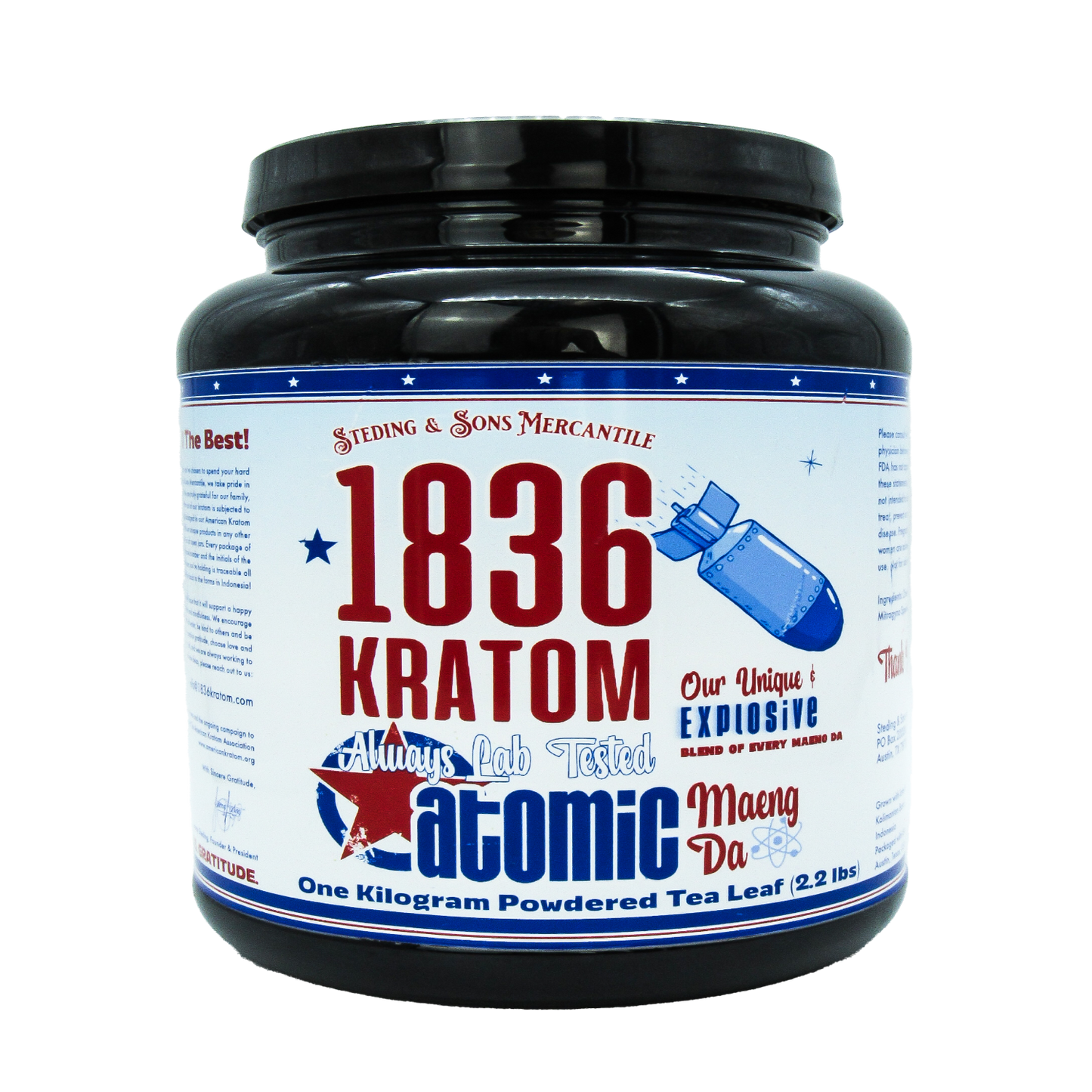 1836 Kratom Powder - Atomic Maeng Da