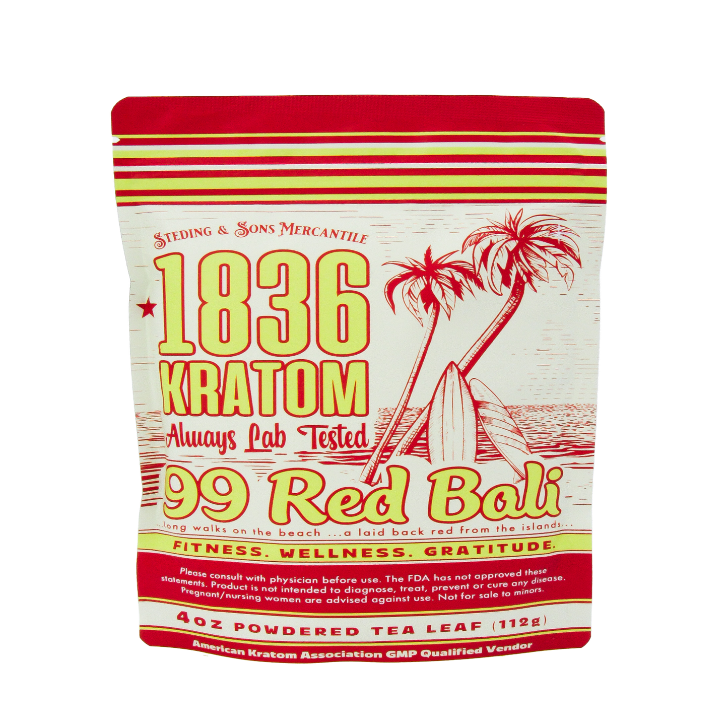1836 Kratom Powder - Red Bali