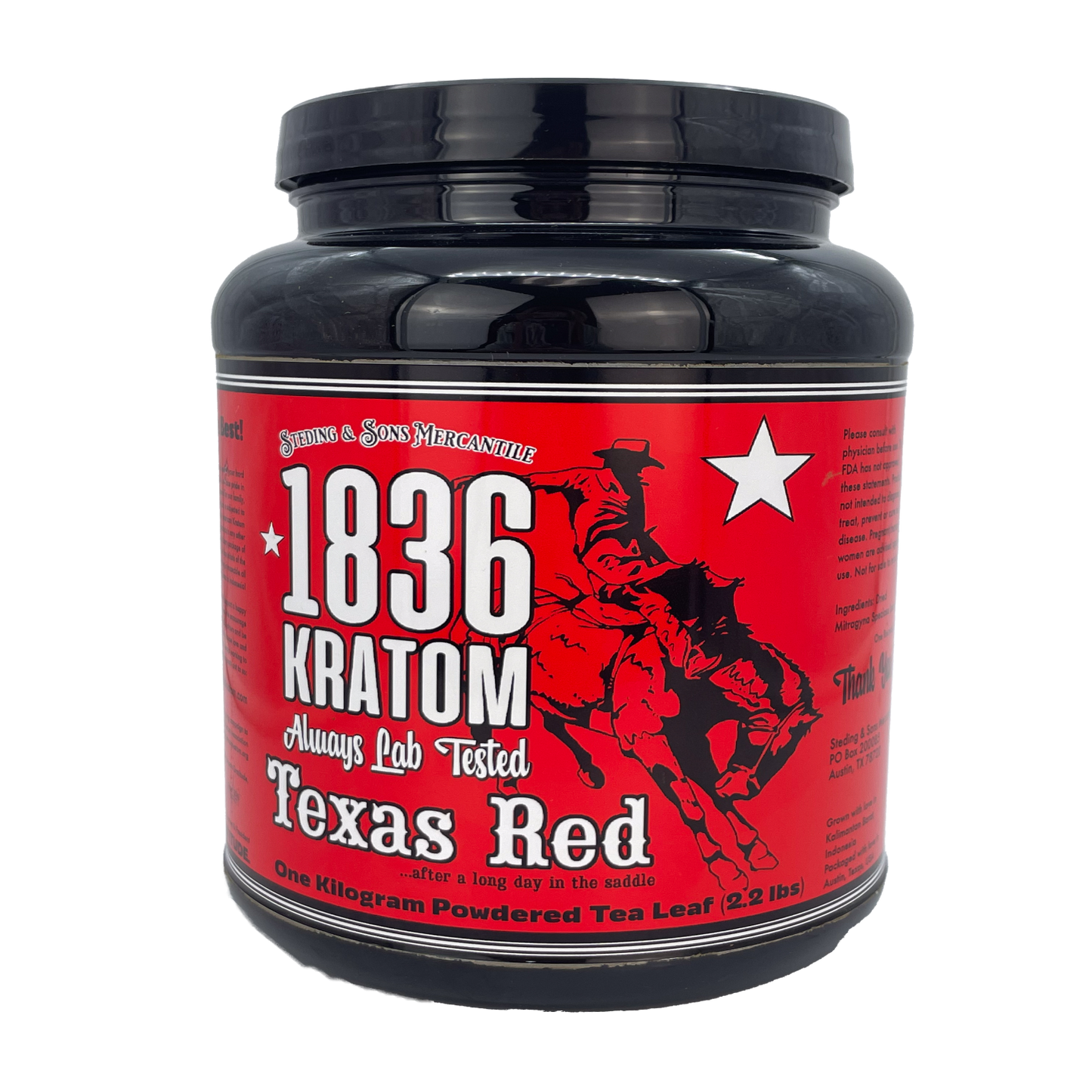 1836 Kratom Powder - Texas Red