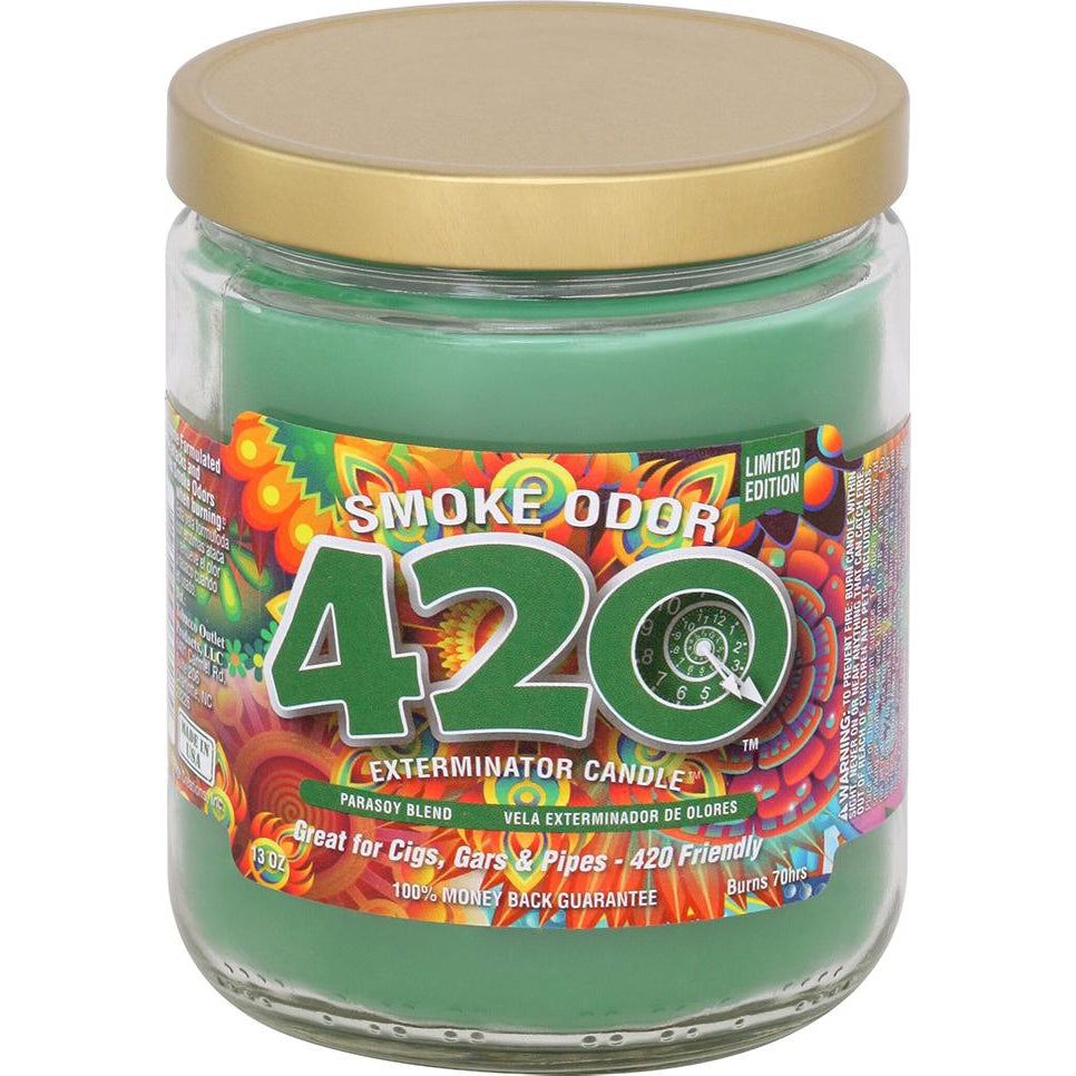 Smoke Odor Candle 13oz Jar - 420