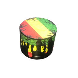 SkyGlass - Graphic Grinder (4PC) Rasta Colors