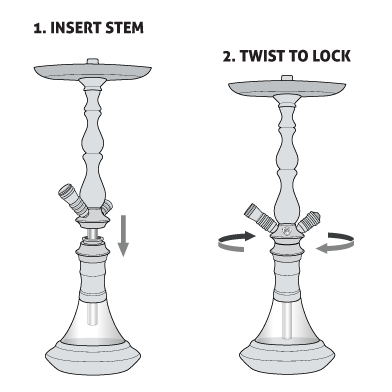 BYO - Atlas 27" Hookah