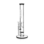 GRAV® - Large Straight Base w/ Disk Water Pipe Black Accents