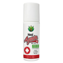 Heal Again + 1oz CBD 1000mg+ CBG 250mg Roll On 9pk Display