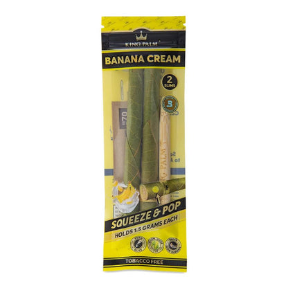 King Palm - Banana Cream 2pk Slim