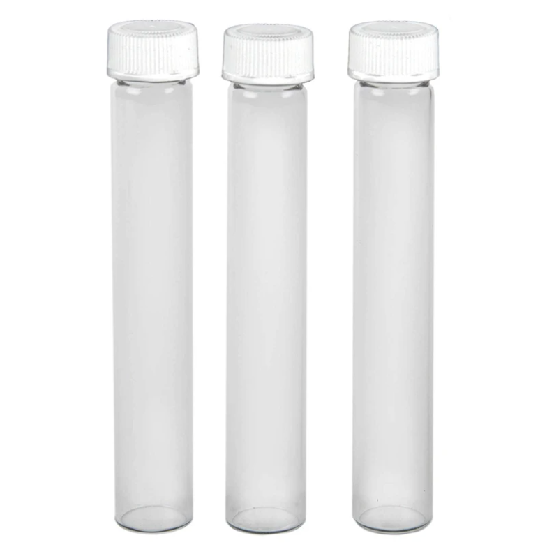 Loud Lock - Glass Tube with White Screw On Lid