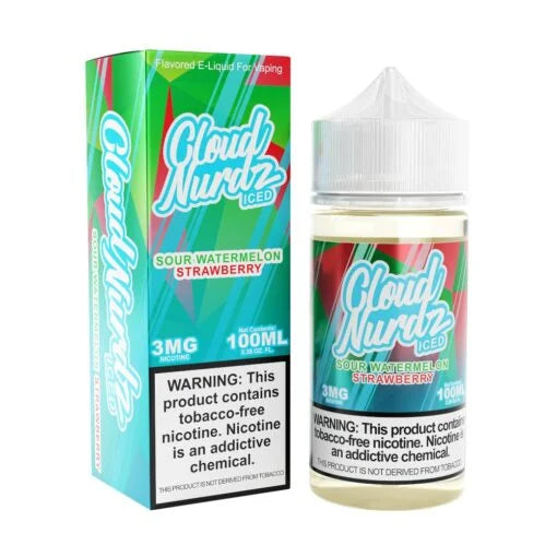 Cloud Nurdz - Iced Sour Watermelon Strawberry