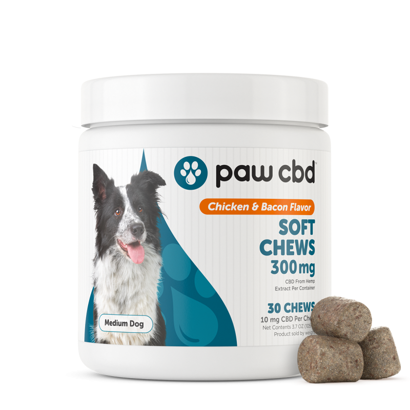 cbdMD  - Pet CBD Soft Chews For Dogs Chicken & Bacon Flavor 30ct