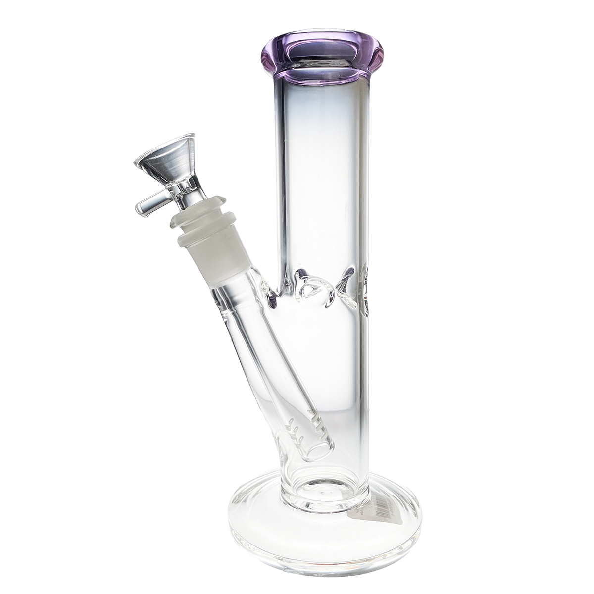 SkyGlass - 8in Color Accented Straight Tube