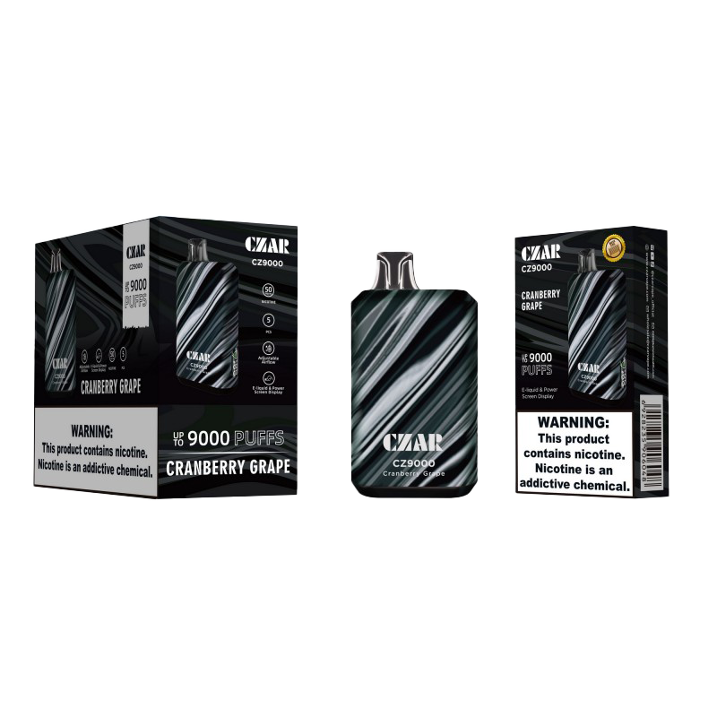 Czar - CZ9000 Disposable 9000 Puffs 5pk Display