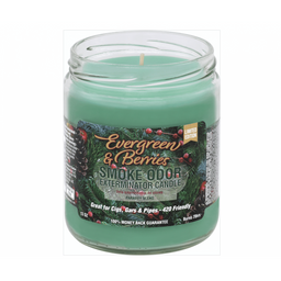 Smoke Odor - Candle 13oz Jar - Evergreen & Berries