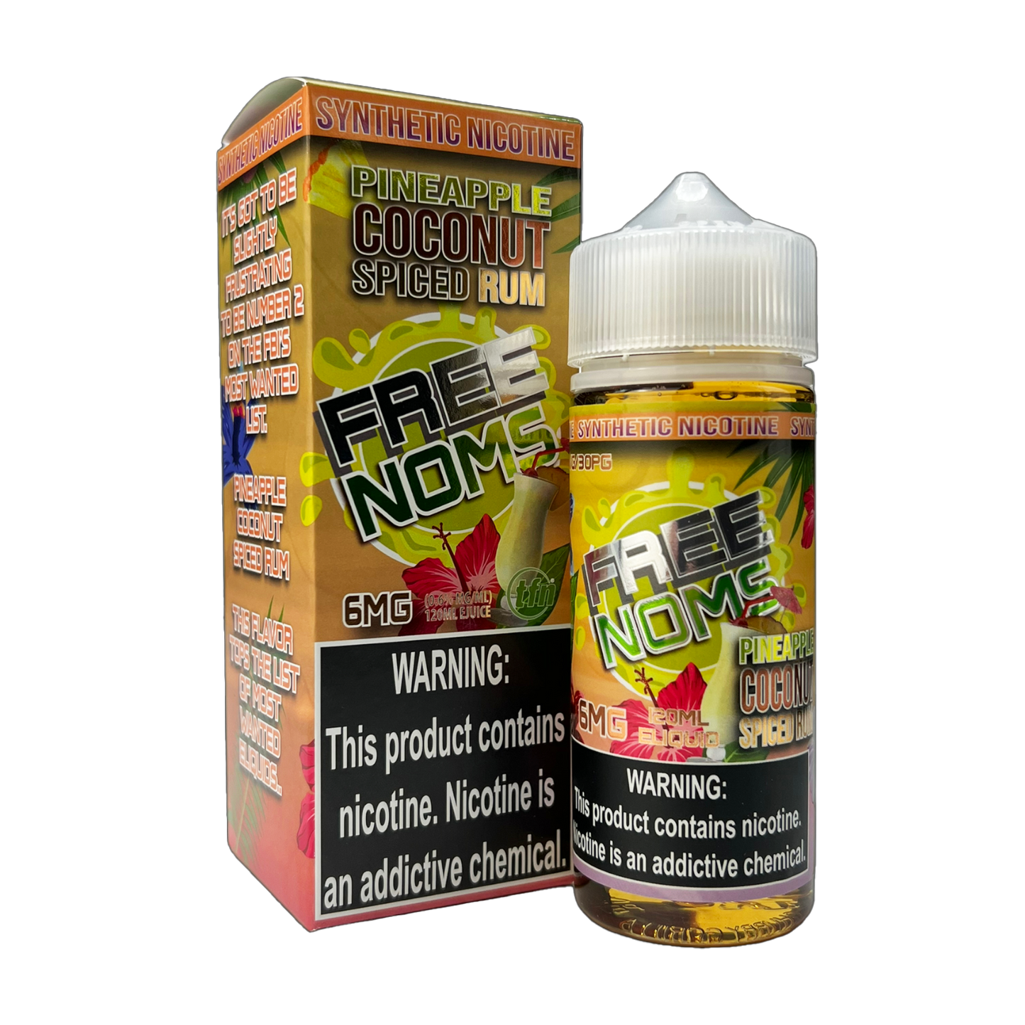 FreeNoms - Pineapple Coconut Rum 120ml