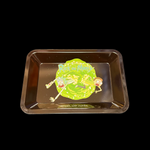 SkyGlass - Graphic Rolling Tray - R&M Portal Black