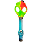 SkyGlass - Multicolor Gas Mask with Skull Pipe