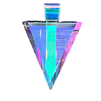 BoroBarto - Dichroic Triangle Pendant