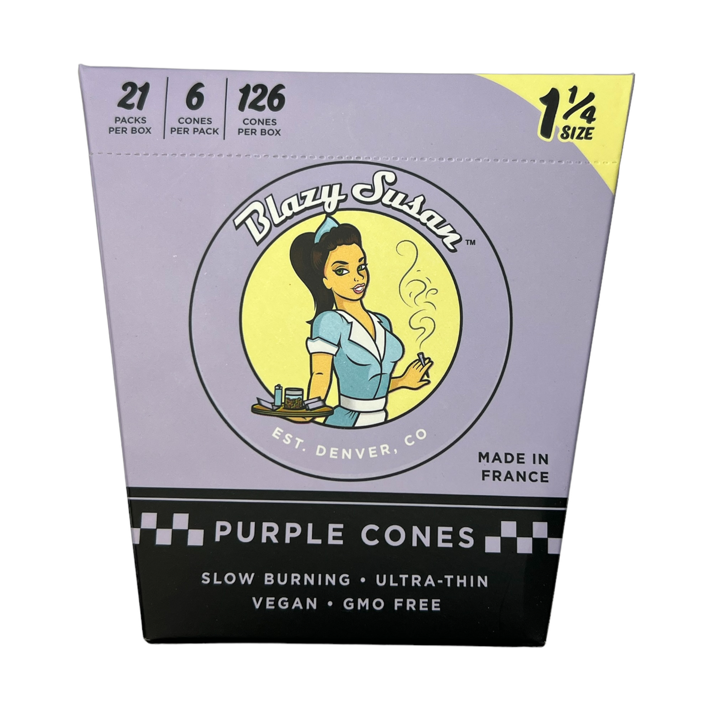 Blazy Susan - Purple Cones Display 1 ¼ Size