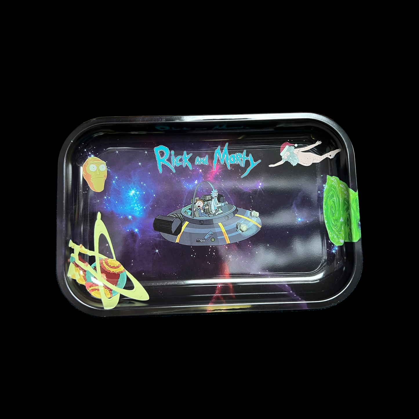 Graphic Rolling Tray - R&M Spaceship