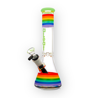 aLeaf - 10" Rainbow Beaker Pride Collection