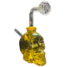 Babu Glass - Small Skull Oil Burner Bubbler
