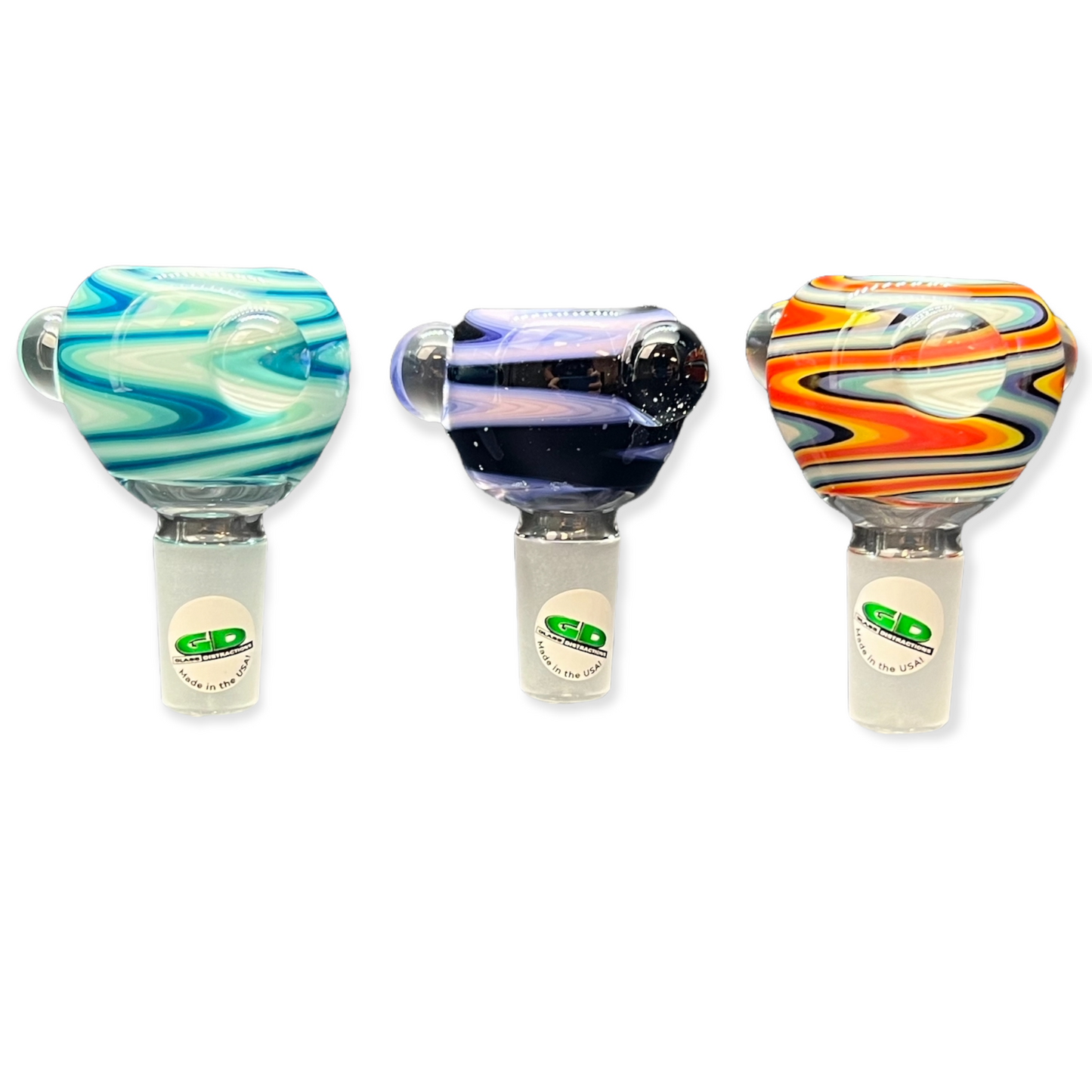 Glass Distractions - Wig Wag Push Bowl 14mm