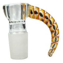 Hypnotized Glass - 19mm Horn Bowl w/Screen - Asst. Colors