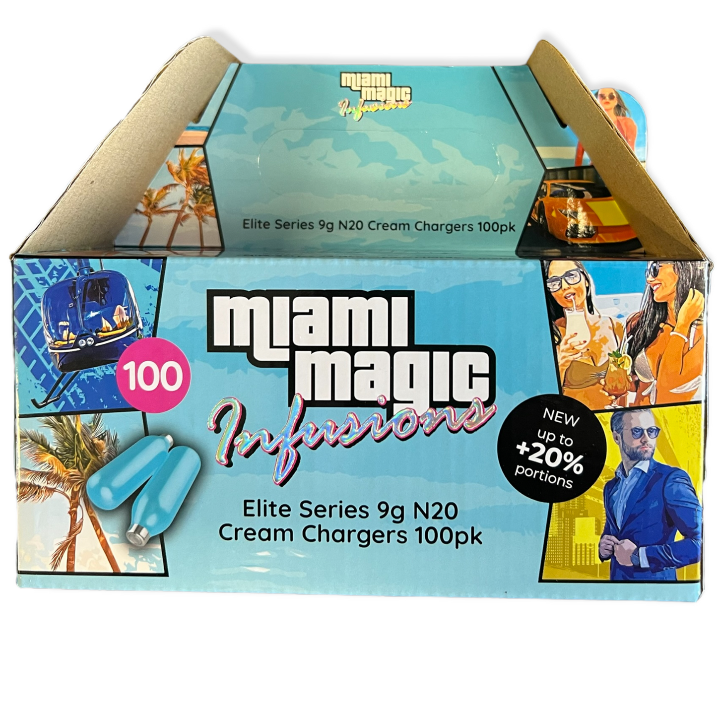 Miami Magic - Cream Chargers 100pk