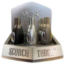 Scorch Torch - Easy Grip Straight Metal 6pk Display