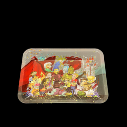 SkyGlass - Graphic Rolling Tray - Simpsons Multiverse