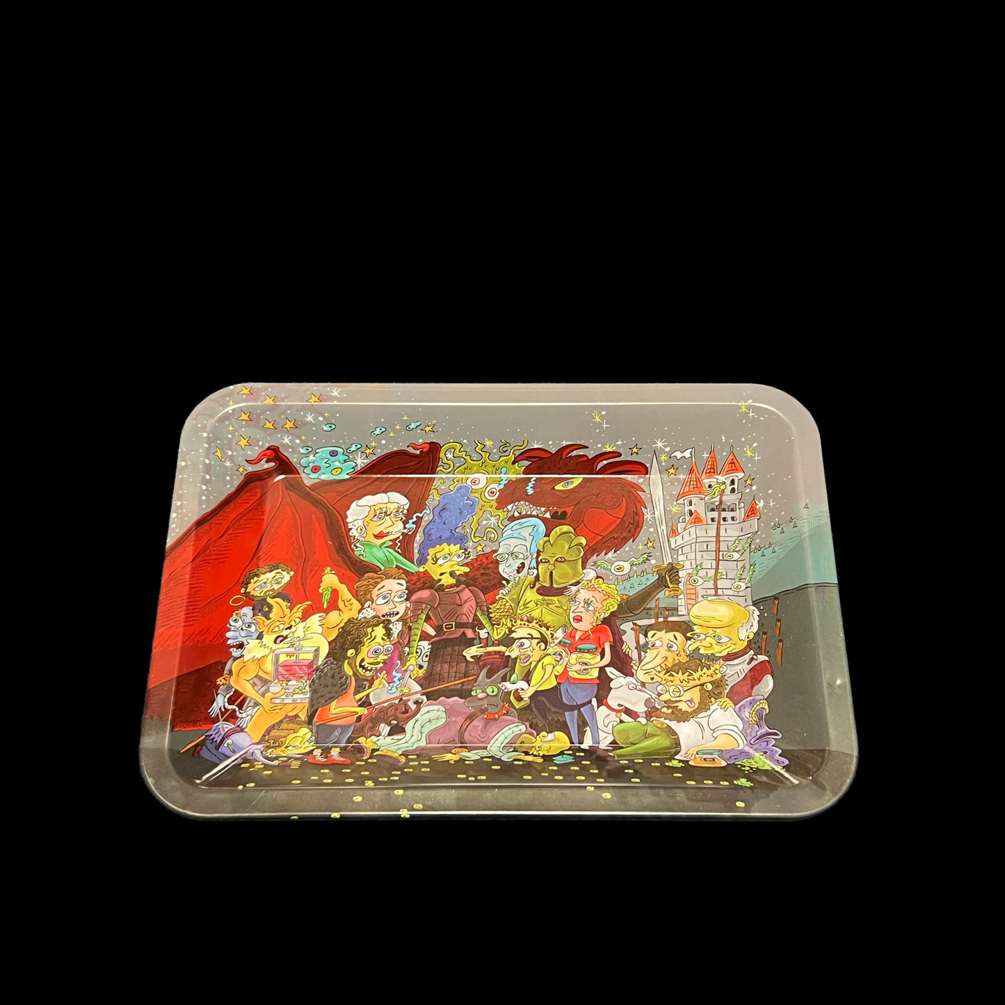 Graphic Rolling Tray - Simpsons Multiverse