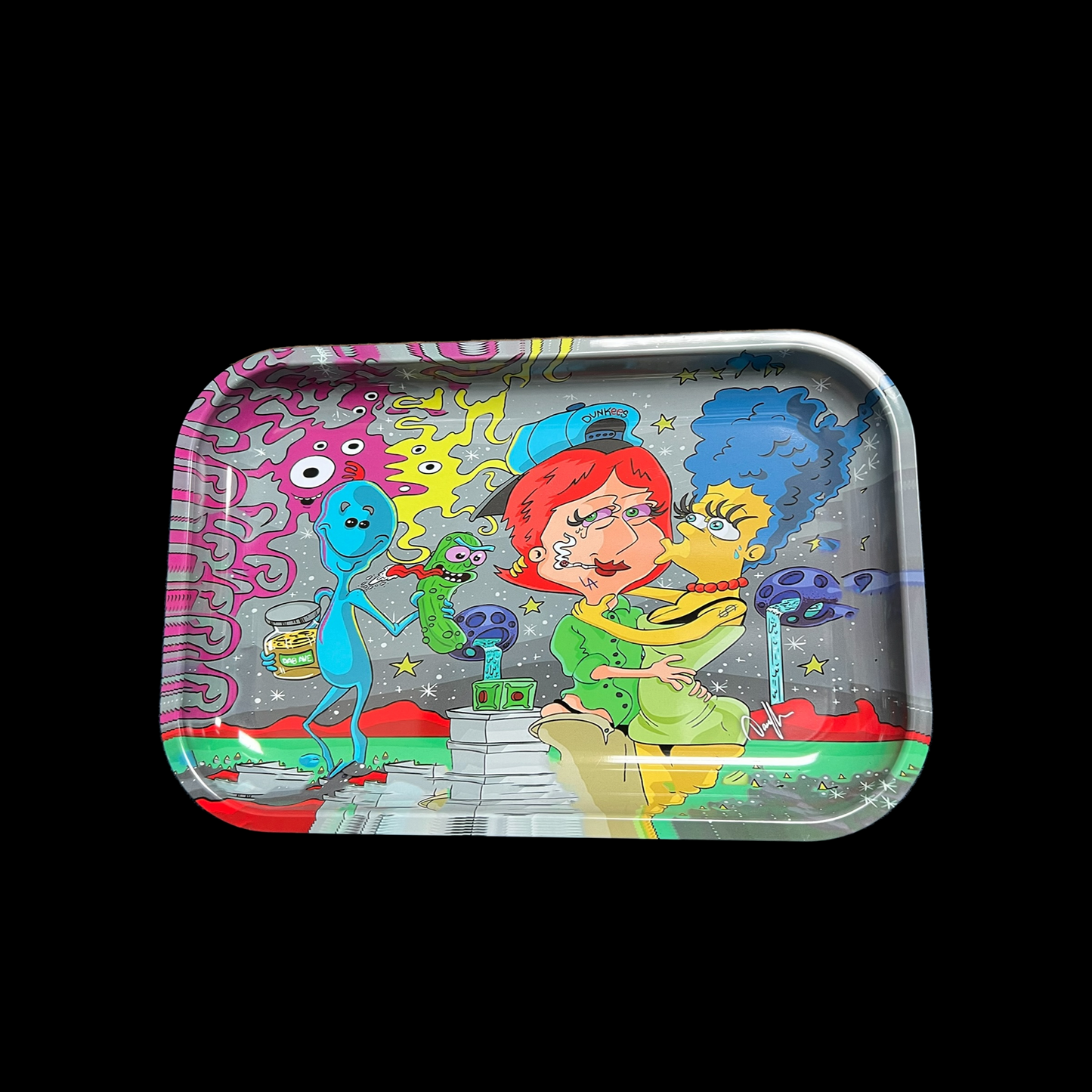 Graphic Rolling Tray - Cartoon Multiverse