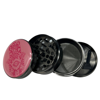 Zinc Grinder with Assorted Designs - 63mm