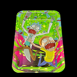 SkyGlass - Graphic Rolling Tray - R&M Panic Mode