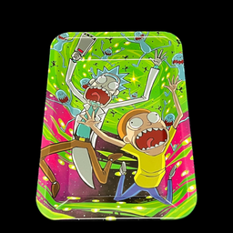 SkyGlass - Graphic Rolling Tray - R&M Panic Mode