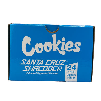 Santa Cruz - Shredder x Cookies Hemp Biodegradable 2 Peice Medium Hemp Grinder 24pk Display