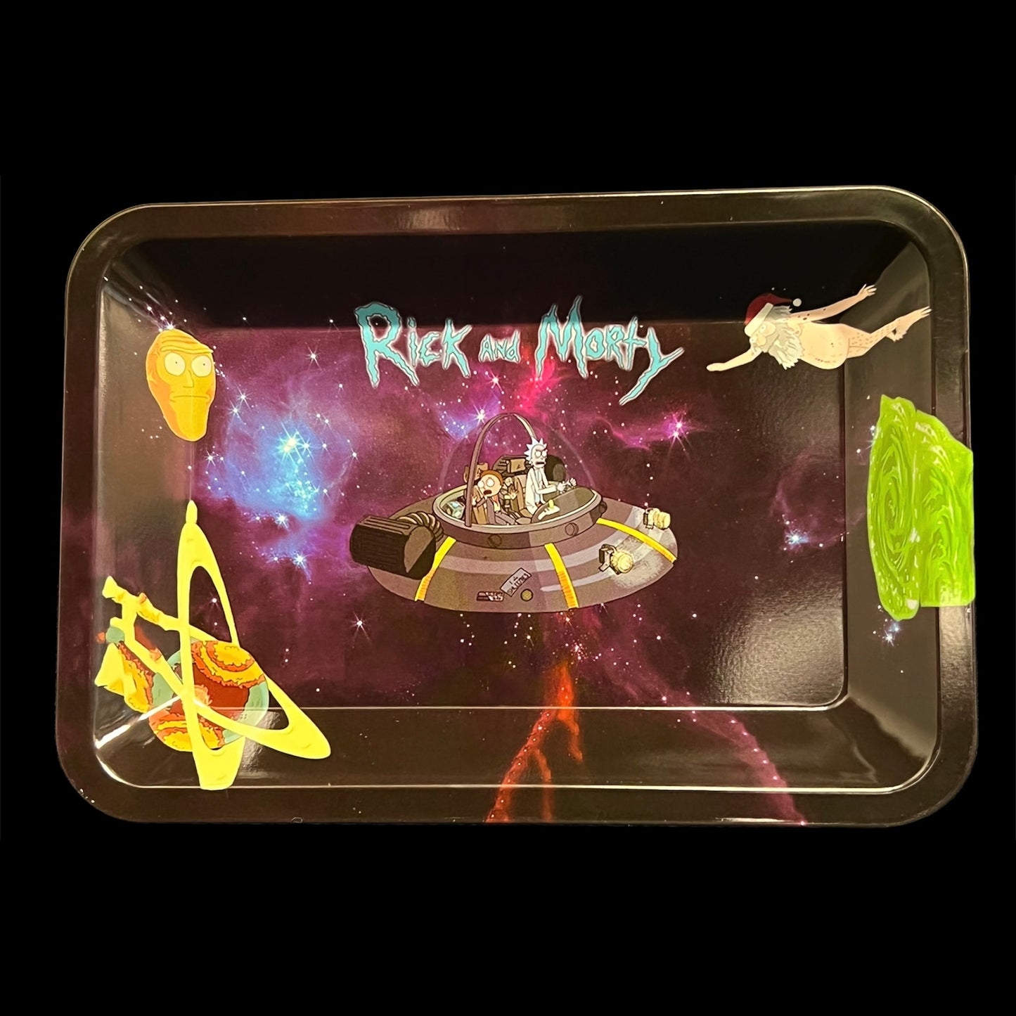 Graphic Rolling Tray - R&M Spaceship