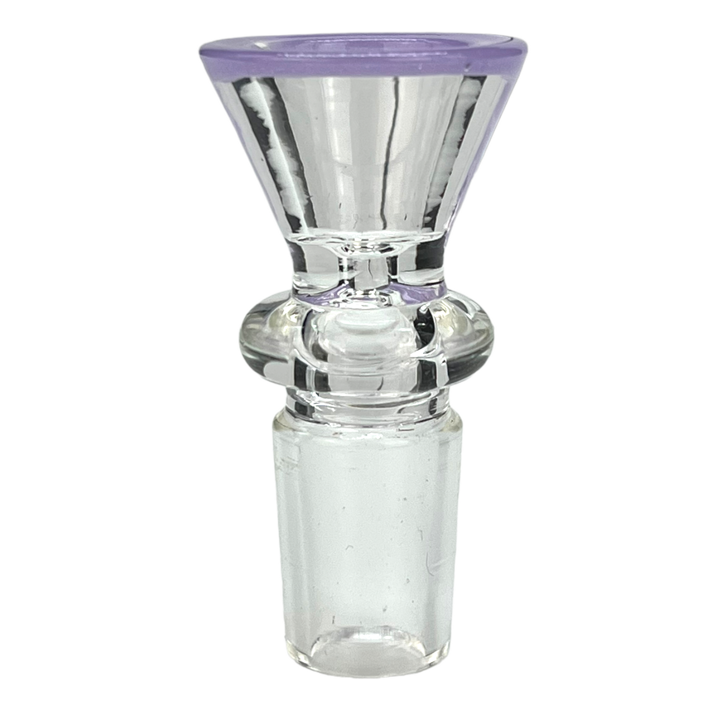 Hypnotized Glass - 19mm Purple Lip Bowl