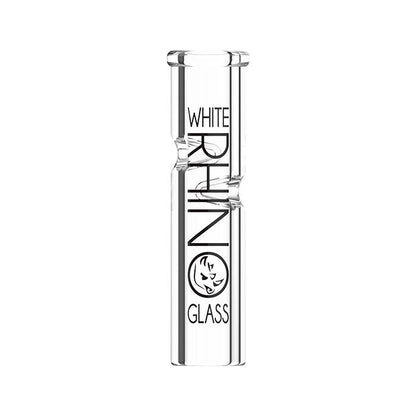 White Rhino - Round Glass Tip 100pk Display Jar