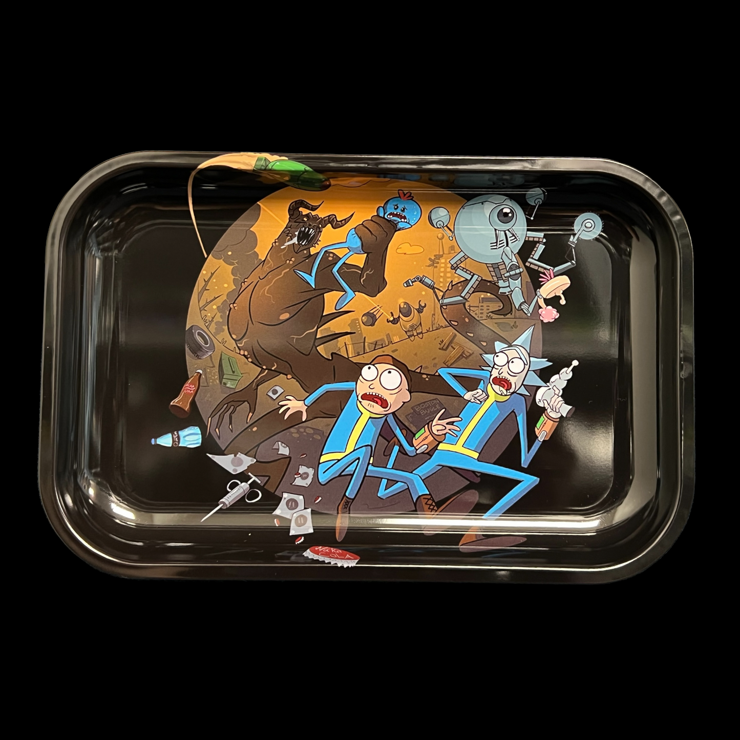 Graphic Rolling Tray - R&M Fall Out