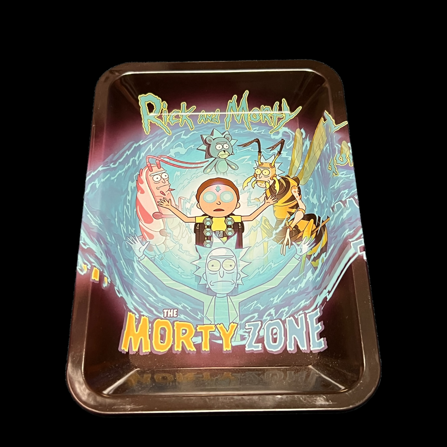 Graphic Rolling Tray - The Morty Zone