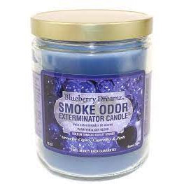 Smoke Odor Candle 13oz Jar - Blueberry Dreamz