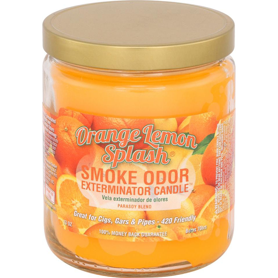 Smoke Odor Candle 13oz Jar - Orange Lemon Splash