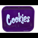 Cookies Graphic Rolling Tray - Purple