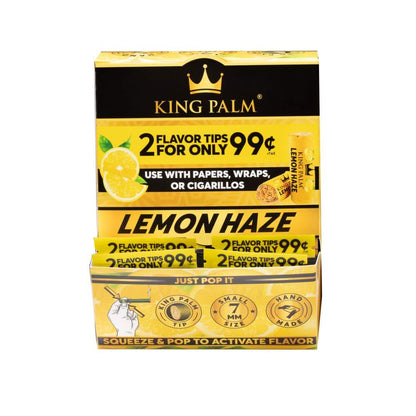 King Palm Terpene Infused Filter Tip POP Display - Lemon Haze